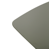 Table de salle à manger carrée en aluminium moderne, réglable, portable et pliable, pour patio, bord de piscine, fête, bistrot, jardin, café, restaurant