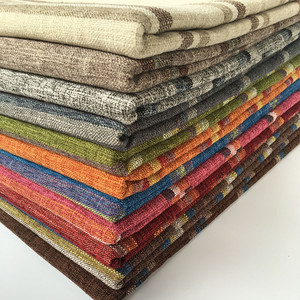 Tissu Textile personnalisé de haute qualité, rideaux de canapé, fil teint <span class=keywords><strong>en</strong></span> Jacquard, tissu <span class=keywords><strong>en</strong></span> coton et <span class=keywords><strong>lin</strong></span> à carreaux pour vêtements - Product Image 6