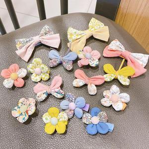 Набор из 2 заколок для волос «Принцесса», бантики, милые аксессуары для волос, новый дизайн 2022 года, корейский стиль, для девочек и детей, HUIYI - Product Image 3