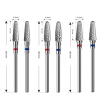 Foret à ongles électrique en carbure de tungstène de haute qualité, embouts antidérapants pour gel polish, outils professionnels de manucure pour salon de beauté