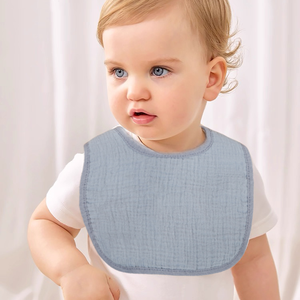 Babadores de Botão de Pressão para Bebês, Babadores de Musselina com Padrão Liso para Alimentação e Uso Infantil com Design Confortável - Product Image 2