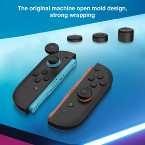 6 uds juego de empuñaduras de silicona para pulgar cubierta de tapa de agarre para Nintendo <span class=keywords><strong>Switch</strong></span> 2 funda protectora de <span class=keywords><strong>Joystick</strong></span> - Product Image 6