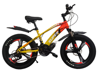 Vélo pour enfants 16 pouces, roue en alliage de magnésium monobloc, cadre en acier, frein à disque, selle réglable, vélo avant