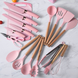 Ensemble de couteaux de chef et d'ustensiles de cuisine multifonctionnels en acier inoxydable, vente en gros du fabricant - Product Image 1