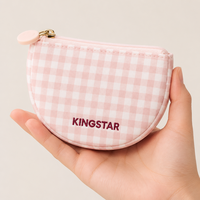 Dompet Koin Tas Uang Kecil untuk Koin, Kunci, Kartu, Organizer Perjalanan Sehari-hari, Dompet Mini untuk Wanita dan Pria