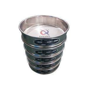 Tamis de laboratoire en acier inoxydable Dahan 3 10 20 30 50 60 80 100 120 150 200 500 600 microns, tamis à mailles microniques - Product Image 6