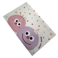 Tapis de bain en boue de diatomée motif monstre mignon et moelleux, imprimé dessin animé porte-bonheur, super absorbant et antidérapant pour la zone de douche