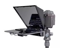 Téléprompteur Portable FEELWORLD TP2A pour Smartphone/Tablette/Appareil Photo Reflex de 8 Pouces avec Télécommande pour Diffusion en Direct
