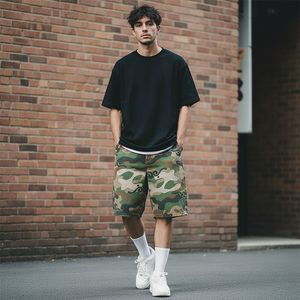 <span class=keywords><strong>Pantaloncini</strong></span> in Denim Casual da <span class=keywords><strong>Uomo</strong></span> all'Ingrosso, Shorts <span class=keywords><strong>Oversize</strong></span> Mimetici Estivi per <span class=keywords><strong>Uomo</strong></span> - Product Image 6