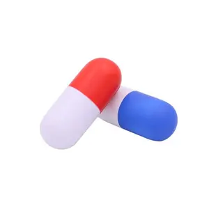 Capsula regalo promozionale boccetta sottovuoto Set sistema solare palle antistress piccolo Logo personalizzato a buon mercato pillola medicina palle antistress regalo giocattolo