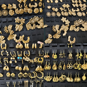 XUPING <strong>Wholesale</strong> Stainless Steel Gold Plated Earring Hypoallergenic Waterproof Multi Styles Women Fashion <strong>Jewelry</strong> Earrings - Product Image 5