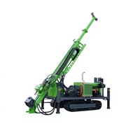 Foreuse géologique chenillée hydraulique complète à moteur diesel JY-600 avec engrenages et roulements, portable pour l'échantillonnage de carottage