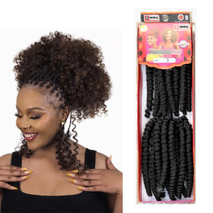 Extensiones de Cabello Sintético Afro Rizado Havana Curl de 250g, Pre-enlazadas, 8 Pulgadas, 2x Havana Curl, 20 Mechones/Paquete, para Crochet Braids - Product Image 1
