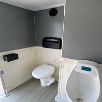 Toilettes portables écologiques personnalisables en acier durable, avec design chinois, pour le camping et les mariages