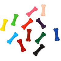 Crayons en forme d'os pour enfants, promotionnels, pour activités artistiques de groupe