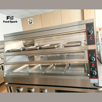 Vitrine chauffante pour burgers KFC et ailes de poulet, en acier inoxydable, pour usage commercial, fabriquée en Chine