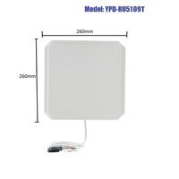 Lecteur RFID UHF longue portée Invelion Gen2 | Antenne 9dBi, portée de 1 à 10m | RS232, RS485, WG26, TCP/IP avec SDK C ++ gratuit