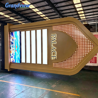 Maßgefertigte Outdoor-LED-Aluminiumlegierung Geschäftsdisplay Kommerzielle Werbestruktur Große Pylon-Beschilderung für Einkaufszentren