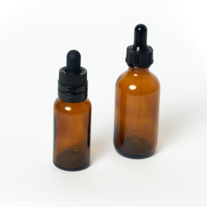 Cannacoast Huile Essentielle Bouteille En Verre 15ml 100ml Cylindre Bouchon compte-gouttes pour Soins De La Peau Sérum Diffuseur Huile Essentielle Emballage - Product Image 1