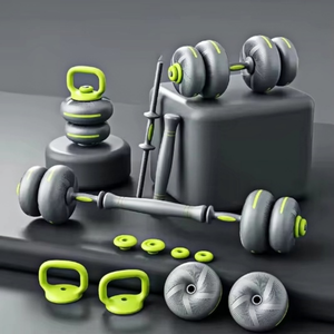 Multi-functional Adjustable Soft Dumbbell for Women's Fitness Home Equipment for Men's <b>Strength</b> <b>Training</b> Barbell Dumbbell Set - Product Image 4
