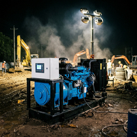 Générateur diesel triphasé YUCHAI 30KW 40KW 50KW avec démarrage automatique, châssis ouvert, 50/60Hz