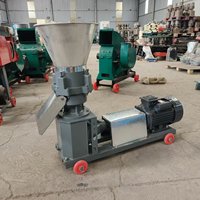 Granulateur à matrice plate pour granulés d'aliments ensilés, moteur 4 kW 220 V 380 V, longue durée de vie