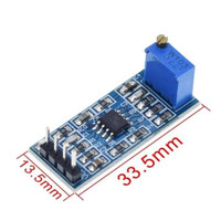 Module d'amplification de signal réglable 5V-12V avec gain de 100 fois, module d'amplificateur opérationnel LM358