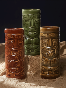 Cerámica Tiki Pink Pig Tazas Animal Tiki Tazas Temáticas Proveedor Cerdo Tiki Taza - Product Image 6