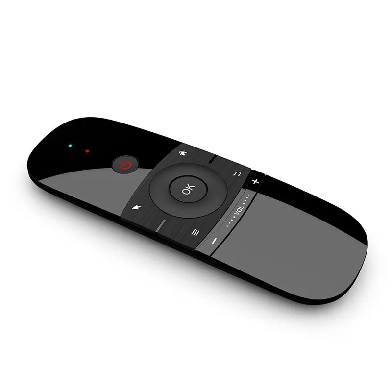 Two-sided wireless intelligent voice remote control plus2.4G backlight body sense dazzling flying Mouse keyboard