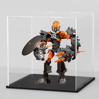 Vente flash : Vitrine moderne en acrylique transparent pré-assemblée et écologique pour figurines d'action avec options personnalisées