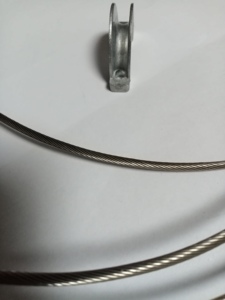 <span class=keywords><strong>Cable</strong></span> de <span class=keywords><strong>Acero</strong></span> con Extremos Enlazados, <span class=keywords><strong>Cable</strong></span> de <span class=keywords><strong>Acero</strong></span> Galvanizado <span class=keywords><strong>Trenzado</strong></span> con Revestimiento de Plástico, <span class=keywords><strong>Cable</strong></span> de Seguridad para Equipaje - Product Image 3