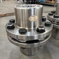 Vente d'usine 45 #   Accouplement en acier inoxydable SUS304 simple avec clavette pour compresseur d'air OD460 L508 ID160mm Personnalisé