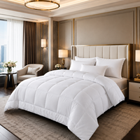 Couette d'hôtel en coton lavé durable, taille King, en duvet d'oie, Super King pour hôtel