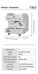 Macchina per Caffè Espresso Elettrica Professionale a 1 Gruppo Programmabile in Acciaio Inox con Efficienza Energetica di Classe Commerciale - Product Image 5