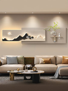 Pintura Decorativa <span class=keywords><strong>de</strong></span> Arenisca para Sala <span class=keywords><strong>de</strong></span> Estar, Diseño <span class=keywords><strong>de</strong></span> <span class=keywords><strong>Montañas</strong></span> Doradas al Amanecer, Arte <span class=keywords><strong>de</strong></span> Pared sin Marco para Sofá <span class=keywords><strong>de</strong></span> Alta Gama, Nuevo Paisaje 2026 - Product Image 2