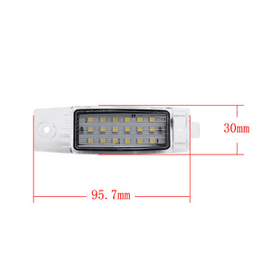 Luz Led para matrícula 81270-48011 para Toyota Highlander Lexus Rx300, luz blanca, carcasa transparente, tipo integrado - Product Image 2