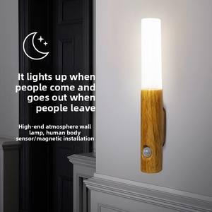 Veilleuse LED moderne à recharge USB avec capteur <span class=keywords><strong>de</strong></span> mouvement intelligent pour éclairage <span class=keywords><strong>de</strong></span> chevet, armoire et maison - Product Image 4