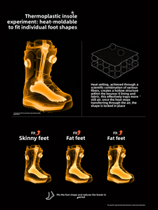 VAMEI Chaussures <span class=keywords><strong>de</strong></span> <span class=keywords><strong>ski</strong></span> tout-terrain à double boucle, à enfiler rapidement, avec semelle EVA intégrale, pour la montagne - Product Image 4