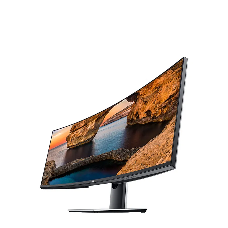 Dell 49 inches IPS double QHD hd surface hairtail screen Type - 90 w C color calibration computer monitors U4919DW