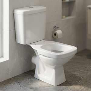 Nouvelle toilette économique en céramique, deux pièces, à poser au sol, avec double chasse cyclonique, pour salle de bain - Product Image 3