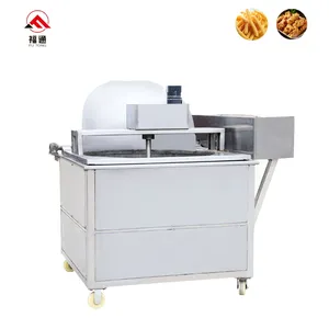 Customizable Industrial Automatic mixing Fully Automatic Deep Fryer Air Fryer Snack Food Fried Fish Machine