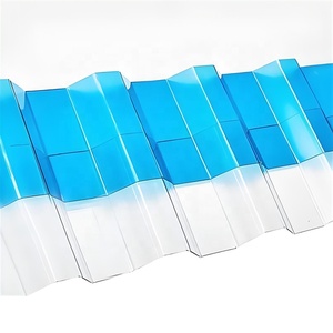 Panneaux de toiture en polycarbonate ondulé de haute qualité, résistants aux UV et aux décolorations, en polycarbonate PC transparent. - Product Image 1