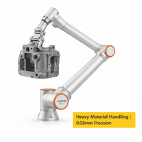JINWEI FR16 16kg 1034mm Cobot 6 axes IP54 ISO 10218 CR CE 0.03mm pour l'entretien de machines, l'assemblage et la manutention de matériaux lourds