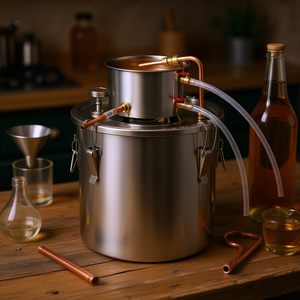 Alambique de Acero Inoxidable de 8 Galones para Destilación de Vino, Alcohol y Agua, Kit de Elaboración Casera de Bebidas - Product Image 2
