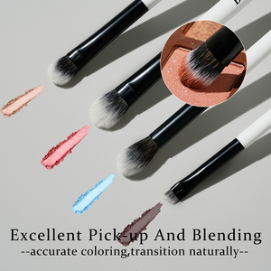 Nouvel ensemble de pinceaux de maquillage double-embout personnalisés, synthétiques et véganes, pour contour, poudre, anticernes et blush - Product Image 6