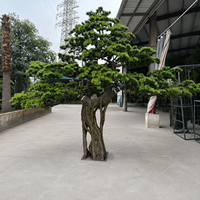 Fabricant d'arbres artificiels en pin de 3 m (10 pieds), faux pin de 300 cm, plantes artificielles géantes, arbre artificiel pour extérieur, aménagement paysager commercial, sur mesure