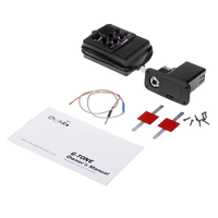 Accordeur LCD avec Effets Réverbération/Délai/Chorus/Largeur Préampli Guitare Acoustique GT-6 Micro Piézo Égaliseur 3 Bandes