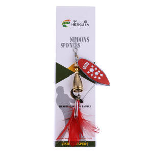 Señuelo de pesca con cuchara para JIGGING, cebo giratorio de pesca, anzuelo de metal, 8CM/10G - Product Image 1