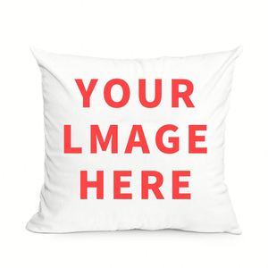 Taies d'oreiller en satin personnalisables avec logo pour sublimation - Product Image 2