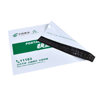 Échantillon gratuit d'enveloppe d'expédition transparente adhésive, sac en plastique pour courrier, pochette avec poignée pour le commerce électronique